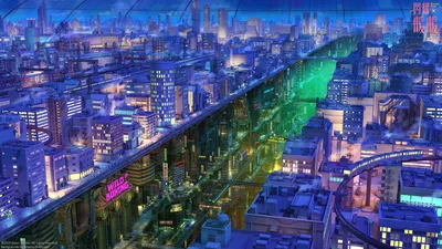 Futuristic Sci Cityscape Night World Wallpaper 4K 1920x1080 Futuristic, Sci‑fi, Cityscape, At, Night, With, Vibrant, Neon, Lights, Elevated, Highways, Portrayed, Brown, Red, Ultrawide, Full HD
