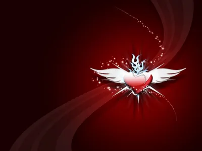 Artistic Fiery Heart Wings Deep Abstract Wallpaper 4K 1600x1200 Artistic, Hd, Wallpaper, Featuring, A, Fiery, Heart, With, Wings, Against, Deep, Red, White, Landscape