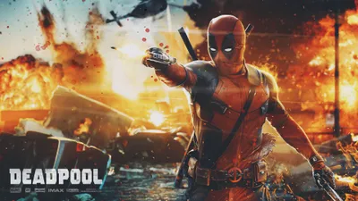 Epic Deadpool Wallpaper Abstract Wallpaper 4K 3840x2160 4k, Ultra, Hd, Pc, Desktop, Wallpaper, Featuring, Deadpool, Action, Amidst, Fiery, Explosive, White, Ultrawide
