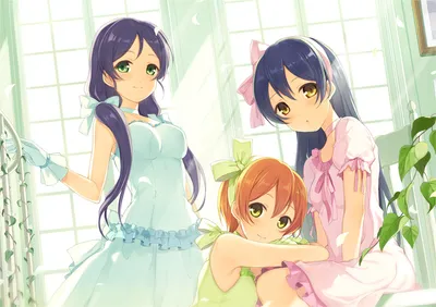 Anime Nozomi Tojo Rin Abstract Wallpaper 4K 1920x1354 Hd, Anime, Wallpaper, Featuring, Nozomi, Tojo, Rin, Hoshizora, Umi, Sonoda, Love, Live, White, Landscape, Full HD