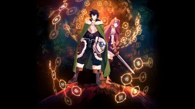 Bold Naofumi Wallpaper Fantasy Wallpaper 4K 3840x2160 Naofumi, Iwatani, And, Raphtalia, From, The, Rising, Of, Shield, Hero, Stand, Confidently, Brown, Black, Ultrawide, 4k