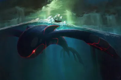 Radiant Kyogre Wallpaper Nature Wallpaper 4K 3840x2560 Hd, Desktop, Wallpaper, Featuring, Kyogre, From, Pokémon, The, Pok, Mon, Depicts, Massive, Gray, Brown, Landscape, 4k