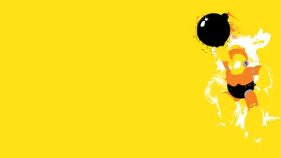 Calm Minimalist Wallpaper Games Wallpaper 4K 1920x1080 Minimalist, Bomb, Man, Mega, Video, Game, Gaming, Desktop, Yellow, Purple, Ultrawide, Full HD