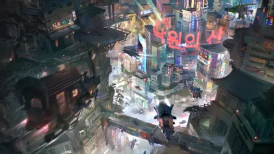 Vibrant Cyberpunk Cityscape Neon World Wallpaper 4K 1920x1080 Hd, Desktop, Wallpaper, Showcasing, A, Vibrant, Cyberpunk, Cityscape, Neon, Lights, Futuristic, Sci‑fi, White, Gray, Ultrawide, Full HD