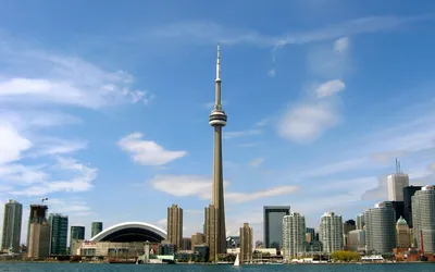 Crisp Iconic Wallpaper World Wallpaper 4K 1920x1200 Hd, Desktop, Wallpaper, Featuring, The, Iconic, Toronto, Skyline, Canada, Showcasing, Tower, Surrounding, Gray, Pink, Ultrawide, Full HD