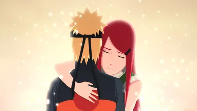 Sleek Kushina Wallpaper Abstract Wallpaper 4K 1920x1083 Kushina, Uzumaki, Embraces, Naruto, In, A, Tender, Anime, Scene, Soft, Glowing, Particles, White, Ultrawide, Full HD