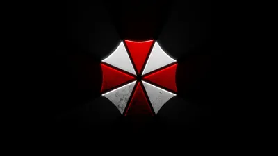 Iconic Red White Black/Dark Wallpaper 4K 1920x1080 Hd, Pc, Desktop, Wallpaper, Featuring, The, Iconic, Red, White, Umbrella, Corporation, Logo, Ultrawide, Full HD