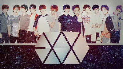 Epic Exo Wallpaper Space Wallpaper 4K 1920x1080 Hd, Desktop, Wallpaper, Featuring, Exo, Members, With, A, Galaxy-themed, Band, 039, Logo, Gray, White, Ultrawide, Full HD
