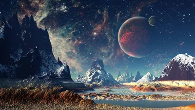 Vibrant Space Wallpaper Wallpaper 4K, Space category