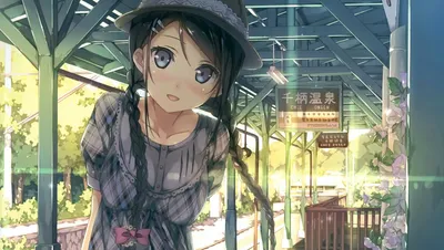 Anime Nenme Houkago Abstract Wallpaper 4K 1920x1086 Hd, Anime, Wallpaper, From, 5, Nenme, No, Houkago, Featuring, Girl, Braid, Wearing, White, Gray, Ultrawide, Full HD