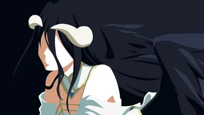 Dark Minimalist Wallpaper Minimal Wallpaper 4K 1920x1080 Minimalist, Hd, Wallpaper, Of, Albedo, From, Overlord, Featuring, Demon-themed, Design, Dark, Colors, Black, White, Ultrawide, Full HD