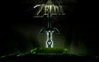 Legend Zelda Logo Black/Dark Wallpaper 4K 1920x1200 Hd, Wallpaper, And, Desktop, Background, Featuring, The, Legend, Zelda, Logo, Iconic, Master, Black, Gray, Ultrawide, Full HD
