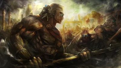 Dragons Crown Video Game Fantasy Wallpaper 4K 2560x1440 Dragons, Crown, Video, Game, 2k, Quad, Hd, Pc, Desktop, Muscular, Warriors, Clash, White, Ultrawide, QHD