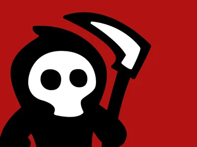 Dark Stylized Grim Black/Dark Wallpaper 4K 1600x1200 Hd, Pc, Desktop, Wallpaper, Featuring, A, Dark, Stylized, Grim, Reaper, Skull, Face, White, Red, Landscape