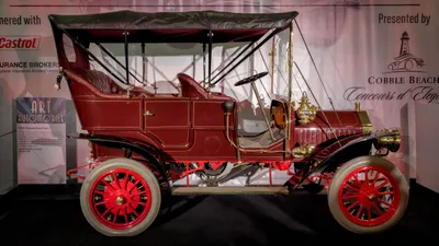 Vintage Buick Model Cars Wallpaper 4K 5503x3095 Vintage, Buick, Model, F, Convertible, Car, With, Red, Wheels, Showcased, Classic, Vehicle, Gray, White, Ultrawide, 4k