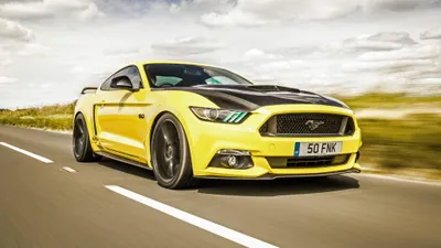 Yellow Mustang Muscle Car Vibrant Cars Wallpaper 4K 4096x2304 Yellow, Ford, Mustang, Gt, Muscle, Car, Driving, On, Road, Captured, Ultra, Vibrant, White, Ultrawide, 4k