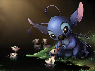 Stitch Lilo Amp Interacting Four Abstract Wallpaper 4K 1920x1440 Hd, Desktop, Wallpaper, Featuring, Stitch, From, Lilo, Amp, Interacting, Four, Cute, Brown, Landscape, Full HD
