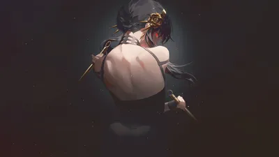 Misty Anime Wallpaper Abstract Wallpaper 4K 1920x1080 Anime, 1920x1080, Black, Brown, Ultrawide, Full HD