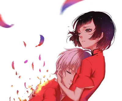Anime Big Fish Amp Begonia Animals Wallpaper 4K 3507x2923 Anime, Big, Fish, Begonia, Hd, Desktop, Wallpaper, Amp, White, Red, Pink, Square, QHD