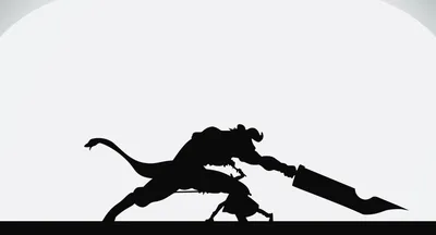 Minimalist Silhouette Kazuto Kirigaya Minimal Wallpaper 4K 6846x3699 Minimalist, Hd, Desktop, Wallpaper, Featuring, The, Silhouette, Of, Kazuto, Kirigaya, Kirito, Sword, White, Black, Ultrawide, 4k