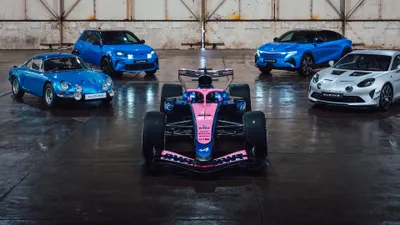 Alpine Team Pink Blue Formula Cars Wallpaper 4K 3840x2160 4k, Ultra, Hd, Desktop, Wallpaper, Alpine, F1, Team, Pink-and-blue, Formula, Car, Front, Gray, Ultrawide