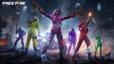 Garena Fire Themed Group Vibrant World Wallpaper 4K 1920x1080 Garena, Free, Fire:, Themed, Hd, Desktop, Wallpaper, Featuring, Group, Vibrant, Characters, Poised, Gray, White, Ultrawide, Full HD