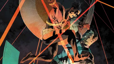 Moody Batman Wallpaper Abstract Wallpaper 4K 1920x1080 Batman, And, Robin, Eternal, Dc, Comics, Comic, Desktop, Gray, Orange, Ultrawide, Full HD
