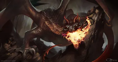 Definition Fantasy Fearsome Fantasy Wallpaper 4K 5100x2702 A, High-definition, Fantasy, Wallpaper, Featuring, Fearsome, Dragon, Breathing, Fire:, Amid, Rugged, Dark, White, Ultrawide, 4k