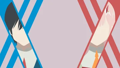 Minimalist Stylized Anime Characters Zero Minimal Wallpaper 4K 1920x1080 Minimalist, Hd, Desktop, Wallpaper, Featuring, Stylized, Anime, Characters, Zero, Two, Hiro, (darling, White, Blue, Ultrawide, Full HD