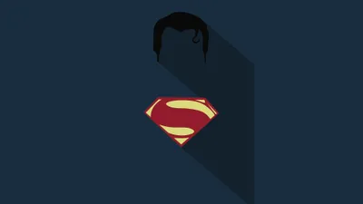 Minimalist Iconic Superman Logo His Minimal Wallpaper 4K 3840x2160 Minimalist, Hd, Desktop, Wallpaper, Featuring, The, Iconic, Superman, Logo, His, Distinctive, Hairstyle, Brown, Gray, Ultrawide, 4k
