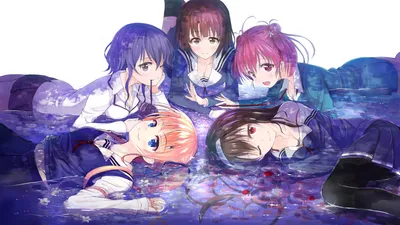 Misty Anime Wallpaper Abstract Wallpaper 4K 1920x1080 Anime, 1920x1080, White, Ultrawide, Full HD