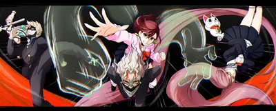 Calm Quad Wallpaper Black/Dark Wallpaper 4K 3968x1593 2k, Quad, Hd, Dandadan, Anime, Wallpaper, Momo, Ayase, Lunges, Forward, Grinning, Beneath, White, Gray, Ultrawide, 4k