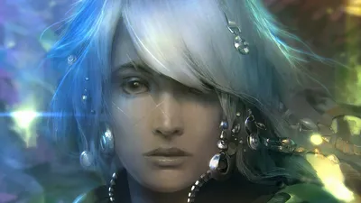 Radiant Captivating Wallpaper Fantasy Wallpaper 4K 1920x1080 A, Captivating, Fantasy, Woman, With, Striking, Features, And, Flowing, White, Hair, Gazes, Gray, Ultrawide, Full HD