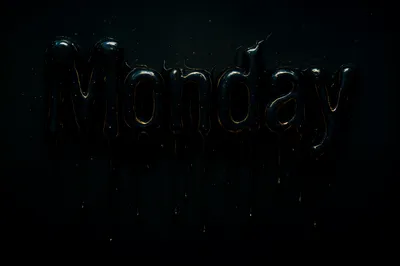 Word Monday Glossy Black Text Black/Dark Wallpaper 4K 4432x2944 4k, Ultra, Hd, Pc, Desktop, Wallpaper, Featuring, The, Word, Monday, Glossy, Black, Ultrawide