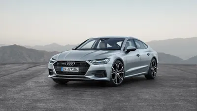 Silver Flat Surface Mountains Cars Wallpaper 4K 4096x2304 Silver, Audi, A7, Parked, On, A, Flat, Surface, Mountains, Showcased, Ultra, Desktop, White, Ultrawide, 4k