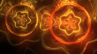 Vibrant Glowing Wallpaper Abstract Wallpaper 4K 1920x1080 Hd, Desktop, Wallpaper, Featuring, Glowing, Abstract, Fractal, Shapes, Warm, Orange, Yellow, Tones, Brown, Ultrawide, Full HD