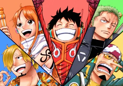 Characters Anime One Abstract Wallpaper 4K 4093x2877 Hd, Desktop, Wallpaper:, And, Background, Featuring, Characters, From, Anime, One, Piece, Showcasing, Pink, White, Orange, Landscape, 4k