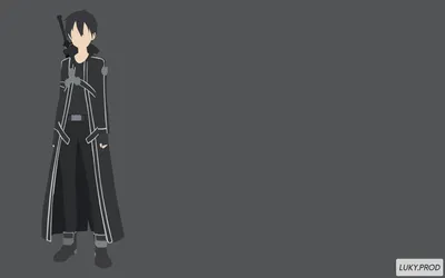 Minimalist Kazuto Kirigaya Kirito Anime Minimal Wallpaper 4K 1920x1200 Minimalist, Hd, Pc, Wallpaper, Featuring, Kazuto, Kirigaya, Kirito, Anime, Sword, Art, White, Gray, Ultrawide, Full HD