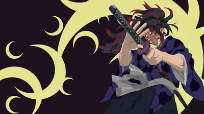 Minimalist Anime Kokushibo Demon Slayer Minimal Wallpaper 4K 3840x2160 Minimalist, 4k, Ultra, Hd, Anime, Wallpaper, Featuring, Kokushibo, Demon, Slayer, Kimetsu, Yaiba, Gray, Pink, Ultrawide