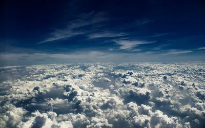 Breathtaking Fluffy White Nature Wallpaper 4K 1920x1200 A, Breathtaking, View, Of, Fluffy, White, Clouds, Under, Deep, Blue, Sky, Showcasing, Gray, Ultrawide, Full HD