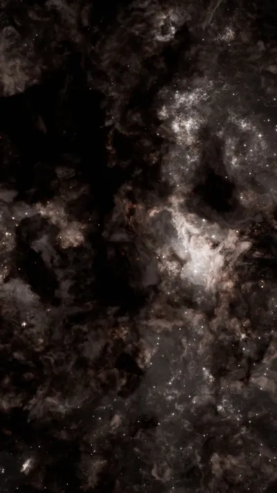 Dark Sky Galaxies Space Wallpaper 4K 2160x3840 Gray