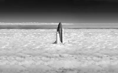 Space Shuttle Ascending Dark Sky Nature Wallpaper 4K 1920x1200 Hd, Desktop, Wallpaper, Featuring, A, Space, Shuttle, Ascending, Above, Clouds, Dark, Sky, White, Gray, Ultrawide, Full HD
