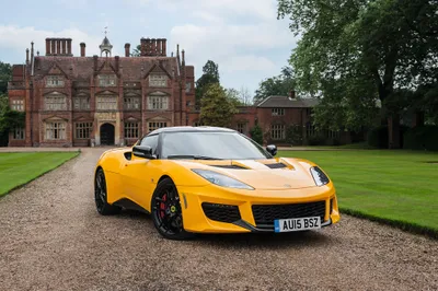 Yellow Lotus Evora Cars Wallpaper 4K 4096x2725 Yellow, Lotus, Evora, Sports, Car, Parked, On, A, Gravel, Driveway, Front, Large, Gray, White, Ultrawide, 4k
