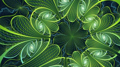 Radiant Abstract Wallpaper Abstract Wallpaper 4K 1920x1080 Abstract, Green, Fractal, Design, With, Intricate, Swirling, Patterns, Creating, Vibrant, Dynamic, Desktop, Brown, Gray, Ultrawide, Full HD