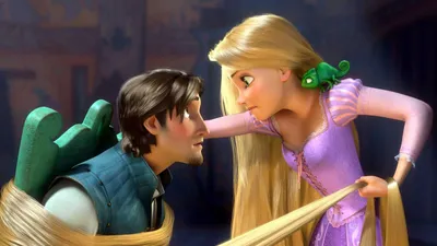 Rapunzel Flynn Rider Abstract Wallpaper 4K 1920x1080 Hd, Pc, Desktop, Wallpaper, Featuring, Rapunzel, And, Flynn, Rider, Movie, Tangled, Close, Orange, Purple, Brown, Ultrawide, Full HD