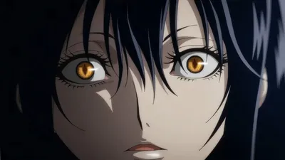 Sleek Anime Wallpaper Abstract Wallpaper 4K 1920x1080 Anime, Character, Close-up, With, Golden, Eyes, From, 'the, 039, Witch, Beast, Desktop, Black, Gray, Ultrawide, Full HD