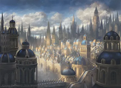 Moody Sprawling Wallpaper World Wallpaper 4K 2000x1469 Hd, Pc, Wallpaper, Of, A, Sprawling, Man-made, City, Ornate, Buildings, Soaring, Spires, Gray, Landscape, Full HD