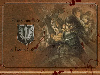 Guts Anime Berserk His Comrades Black/Dark Wallpaper 4K 1366x1024 Hd, Pc, Desktop, Wallpaper, Featuring, Guts, From, The, Anime, Berserk, Depicted, His, Brown, Landscape