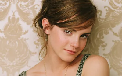 Crisp Celebrity Wallpaper Abstract Wallpaper 4K 1920x1200 Hd, Desktop, Wallpaper, Featuring, Celebrity, Emma, Watson, With, Serene, Expression, Soft, Tan, White, Gray, Ultrawide, Full HD