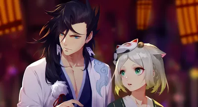 Susabi Onmyouji Miketsu Abstract Wallpaper 4K 2000x1080 Susabi, (onmyouji), Miketsu, Anime, (onmyoji), Hd, Desktop, Black, Ultrawide, Full HD